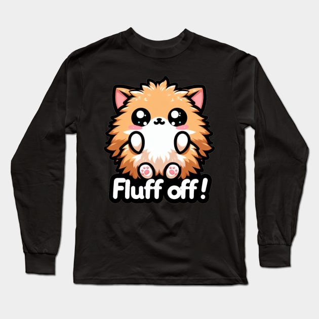 Fluff Off! Long Sleeve T-Shirt by Jason's Finery